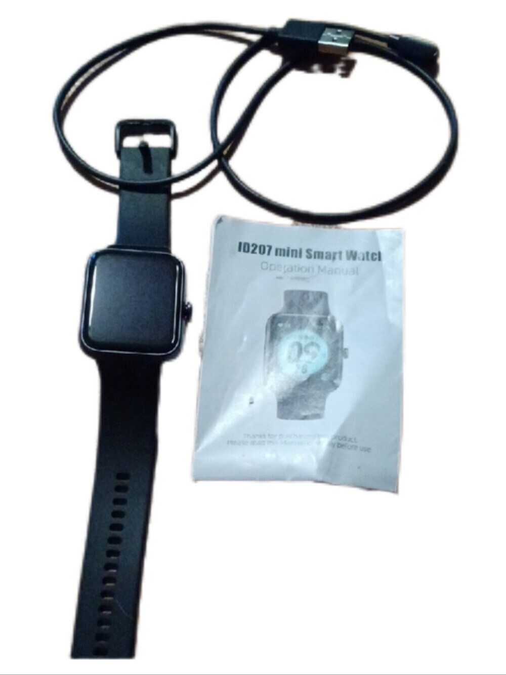 - Black Mini Smart Watch - Fitness Tracker